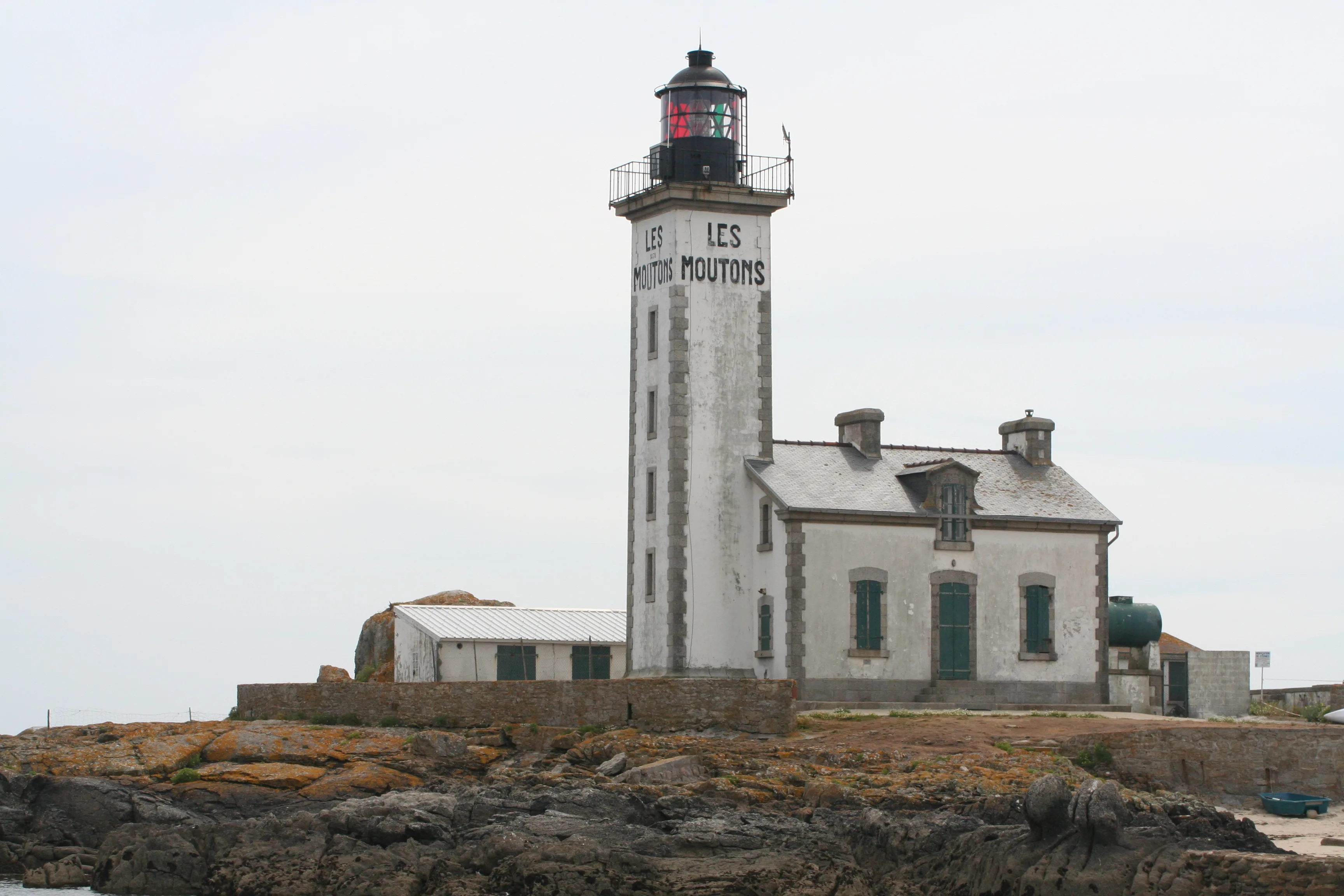Phare de l'Île aux Moutons, point de bivouac de l'étape 2026