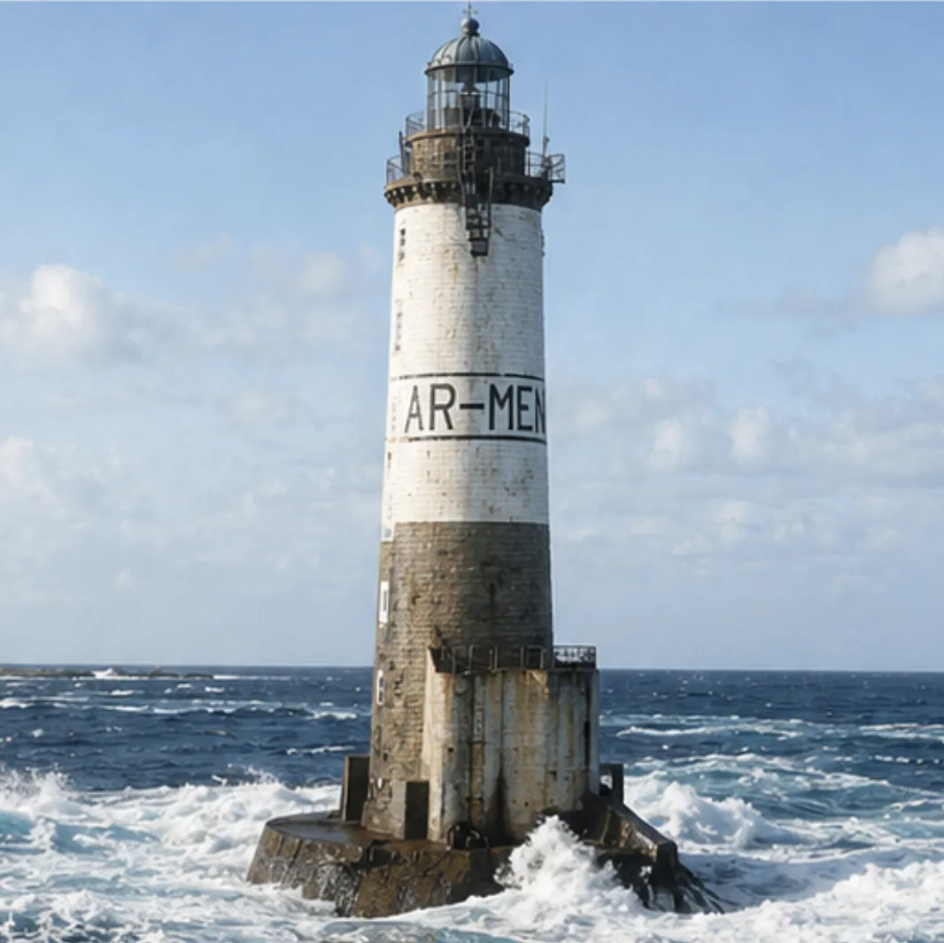 Phare d'Ar-Men, chaussée de Sein