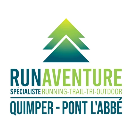 Logo Run Aventure, spécialiste running-trail-tri-outdoor à Quimper et Pont-l'Abbé, partenaire de l'Odyssée des phares